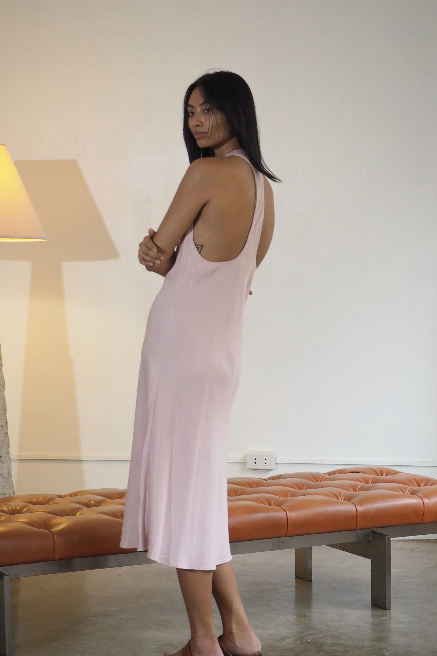 Melfi Midi Dress Blush