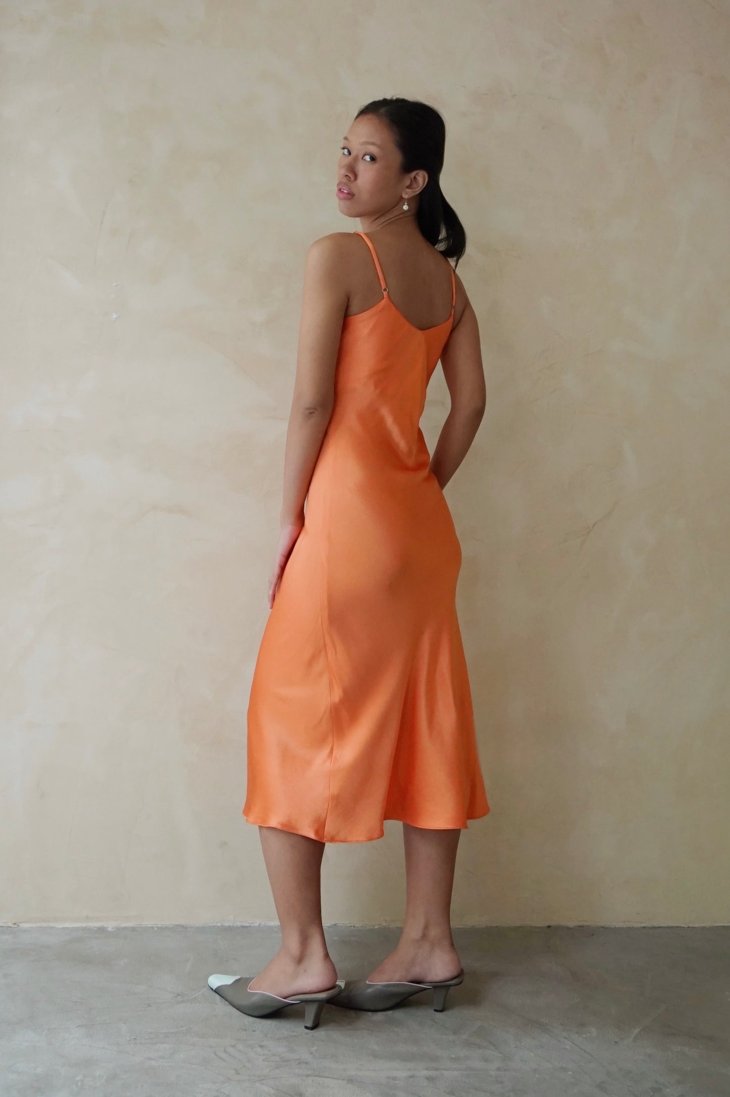 Sena Slip Dress Papaya
