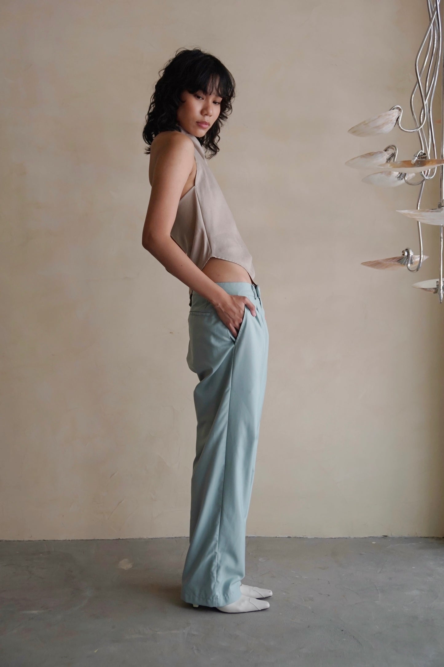 Remi Unisex Pants Celeste