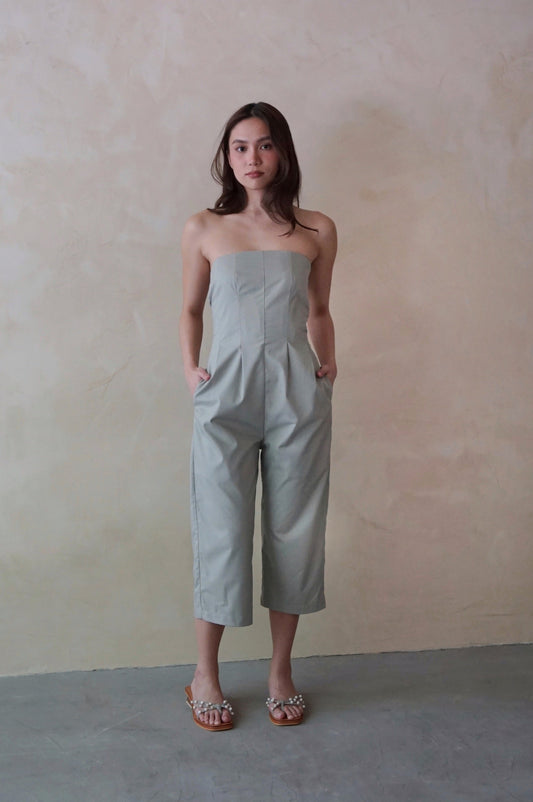 Colette Capri Jumpsuit Ash