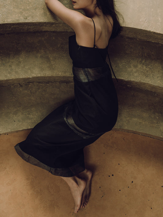 Piña Sapin Maxi Dress Black (pre-order)