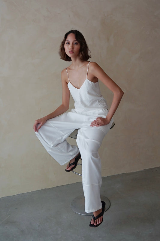 Glide Pants Milk Tencel