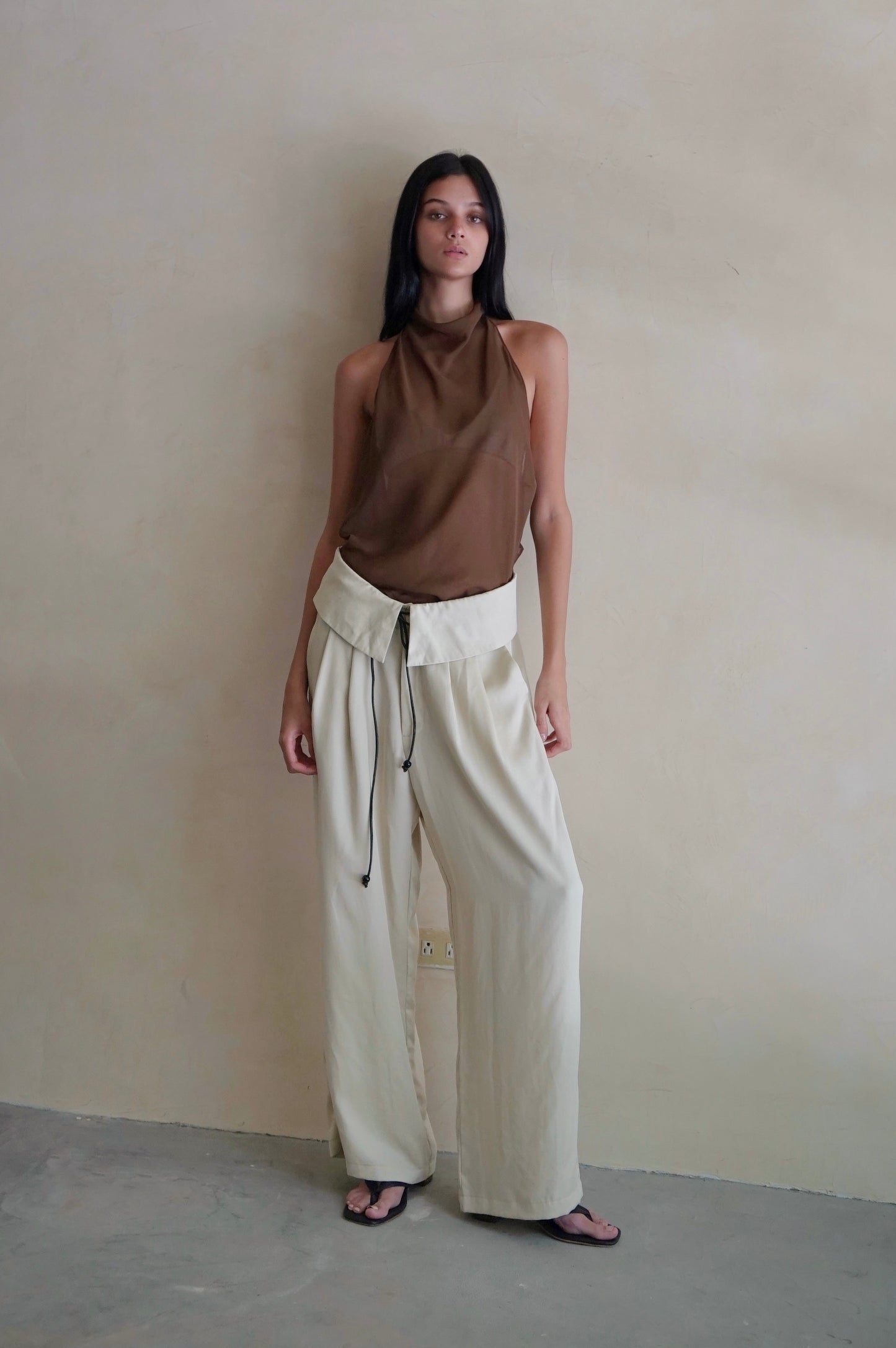 Foldover Pants