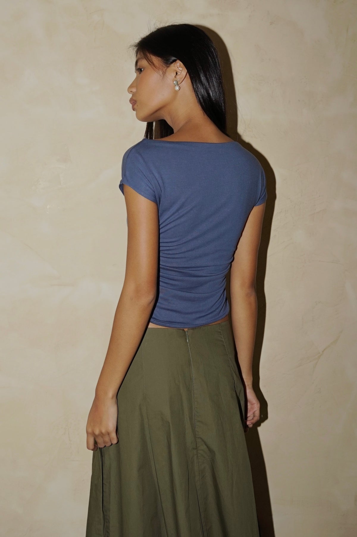 Contour Top Steel Blue