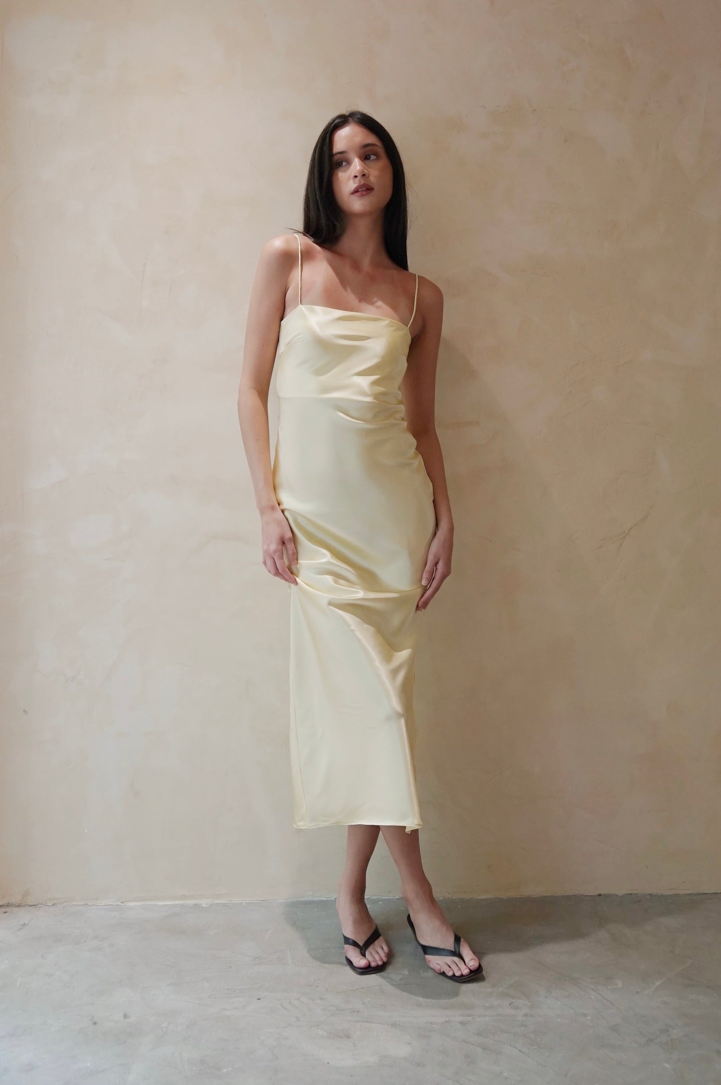 Flute Maxi Dress Butter