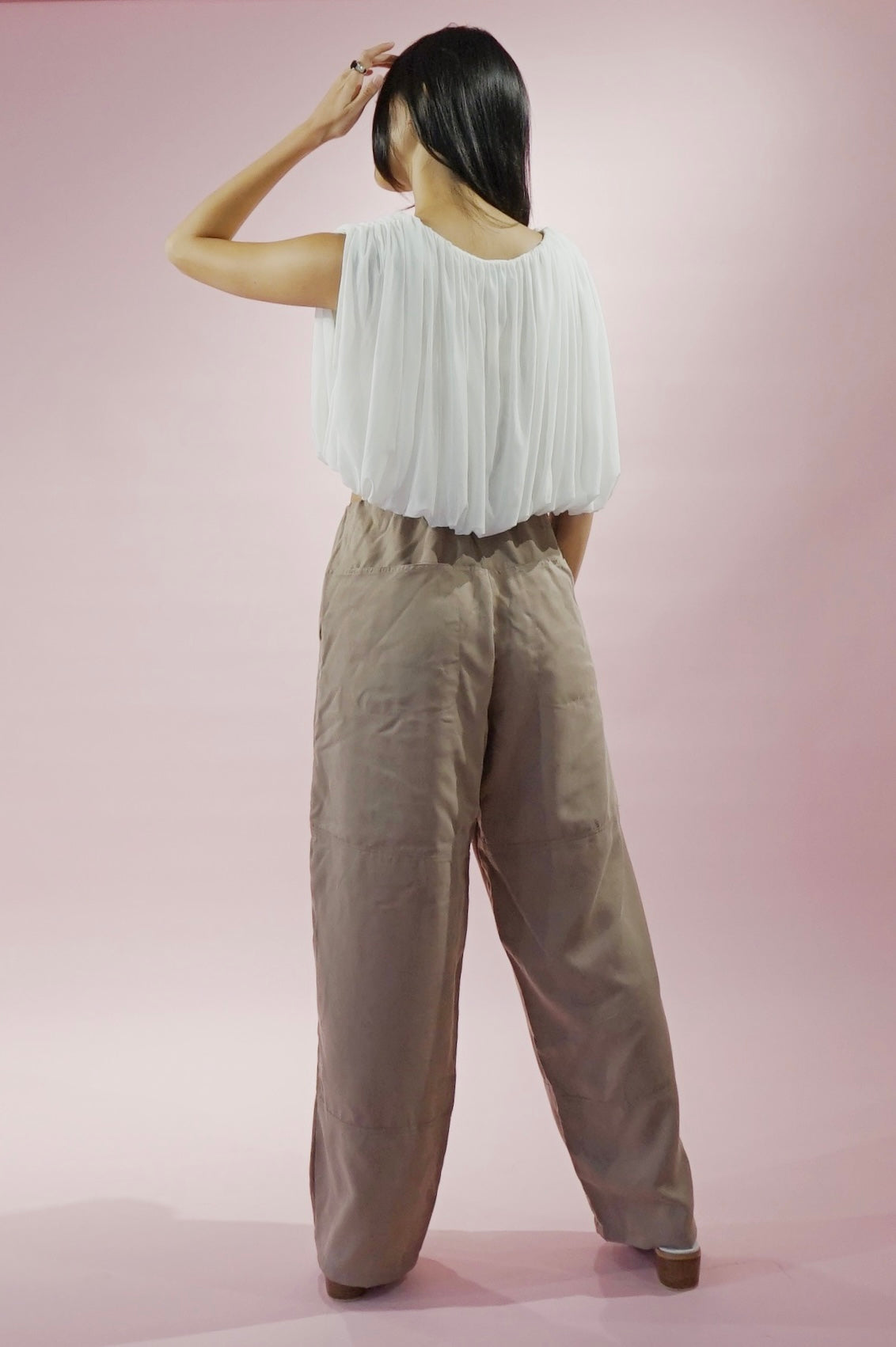 Glide Pants Truffle Tencel