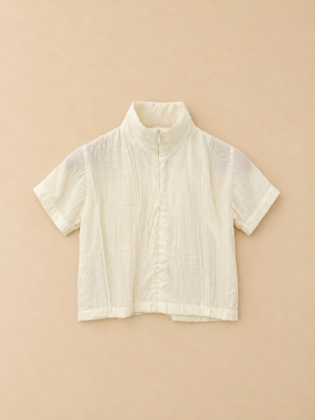 Boy’s Volley Shirt White Crinkle