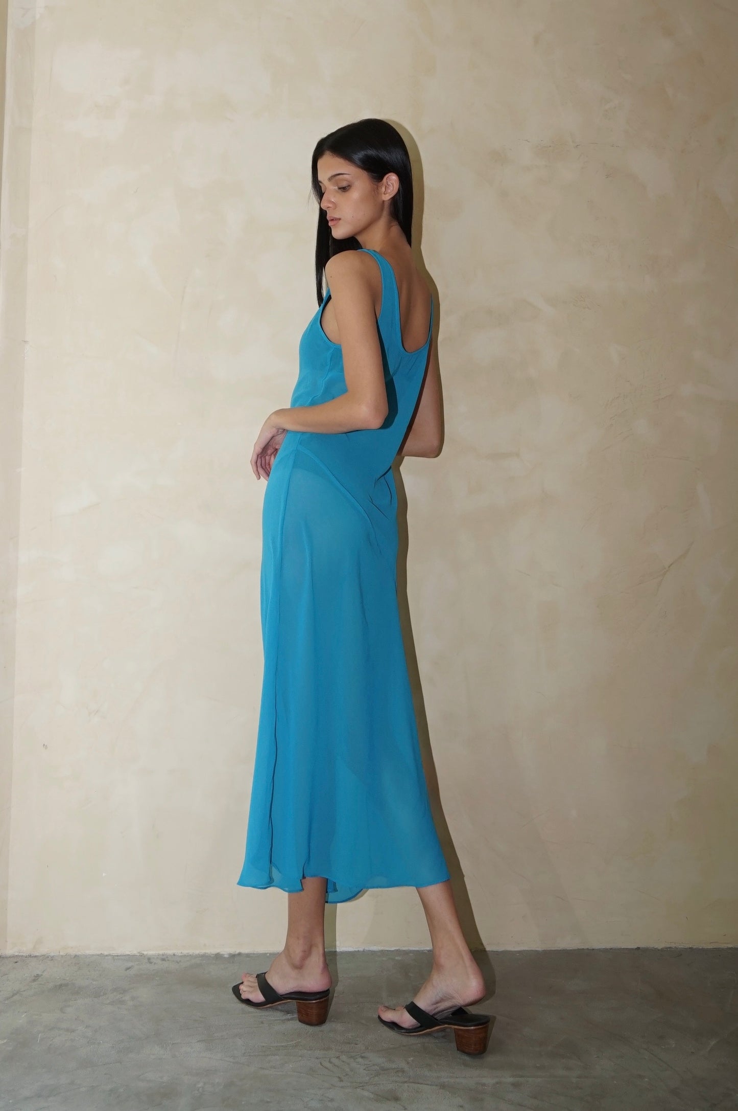 Lune Veil Maxi Dress Capri