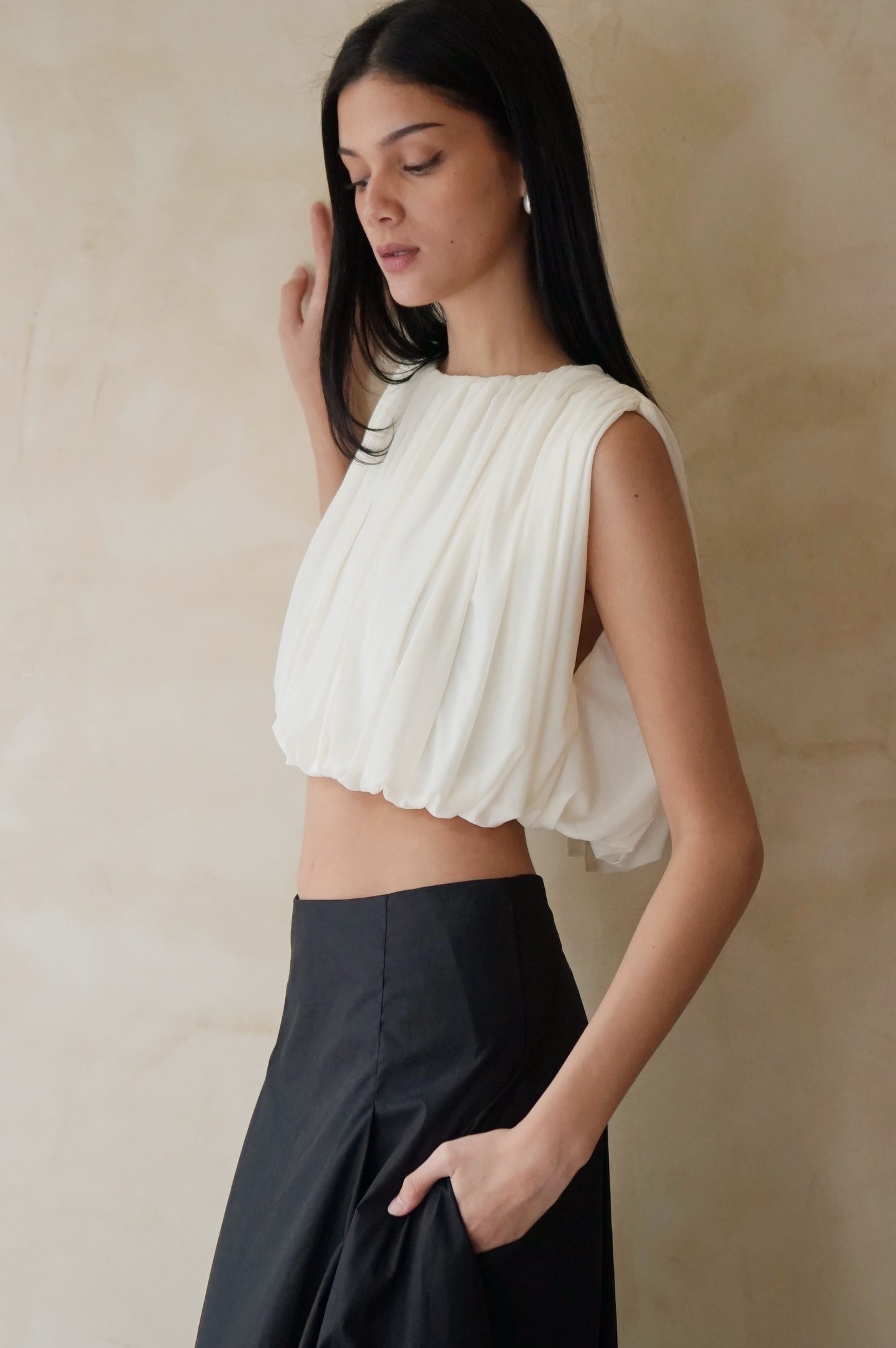 Cyanea Top Off-White (pre-order)