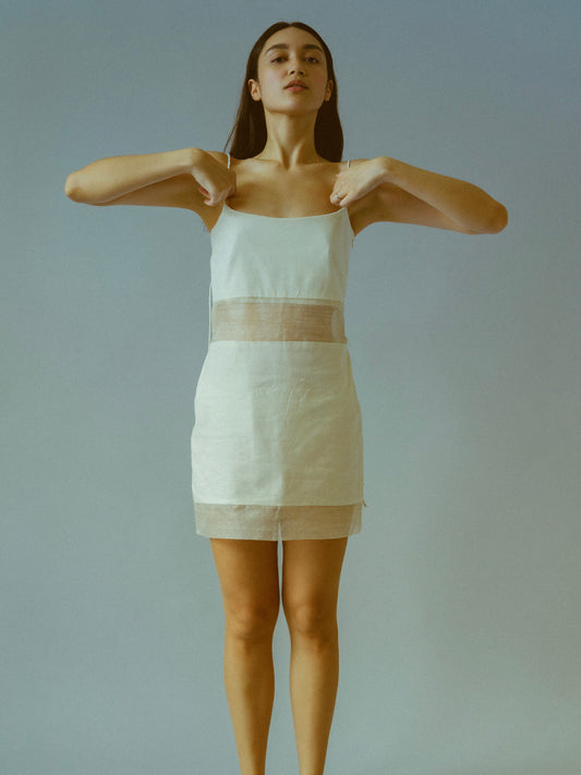 Piña Sapin Mini Dress Natural (pre-order)