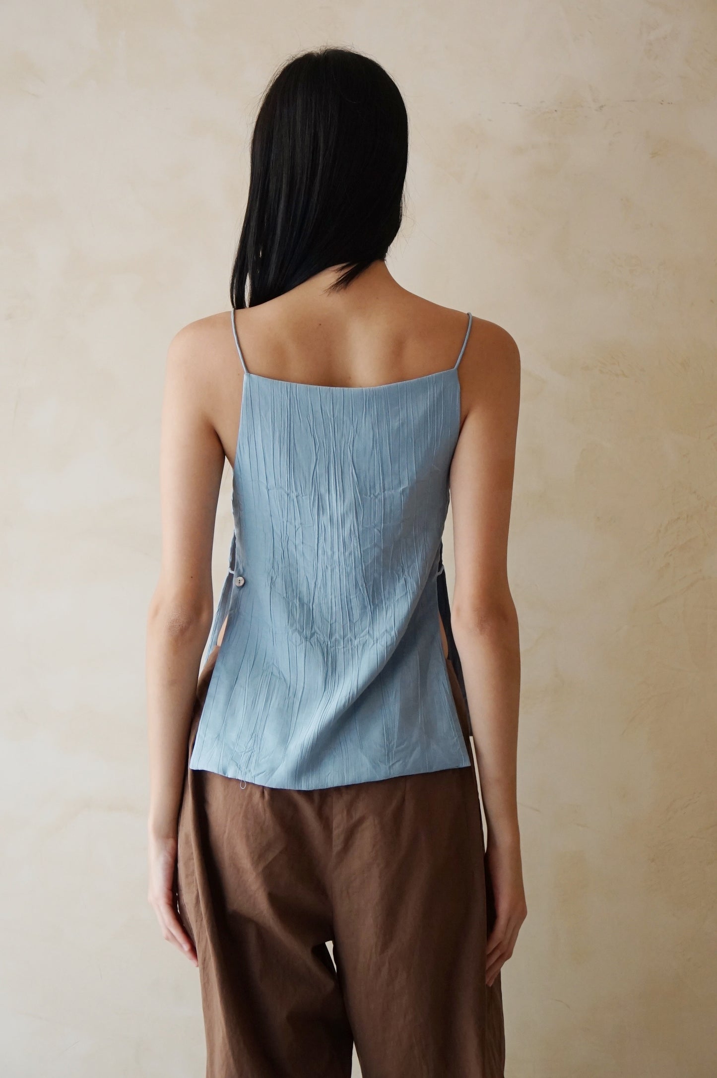 Strata Tunic Top Harbor Blue