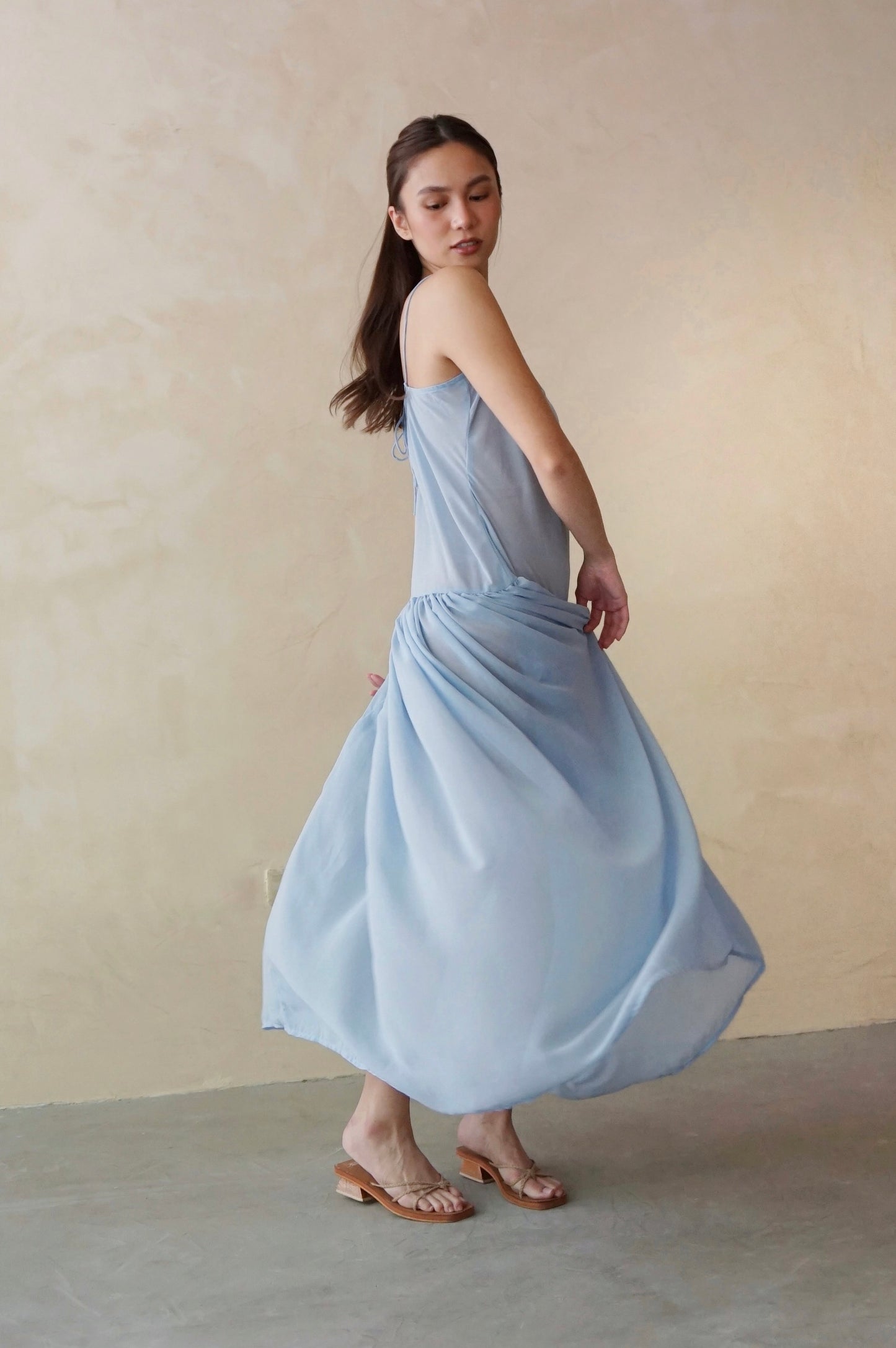 Drop Waist Dress Periwinkle (pre-order)