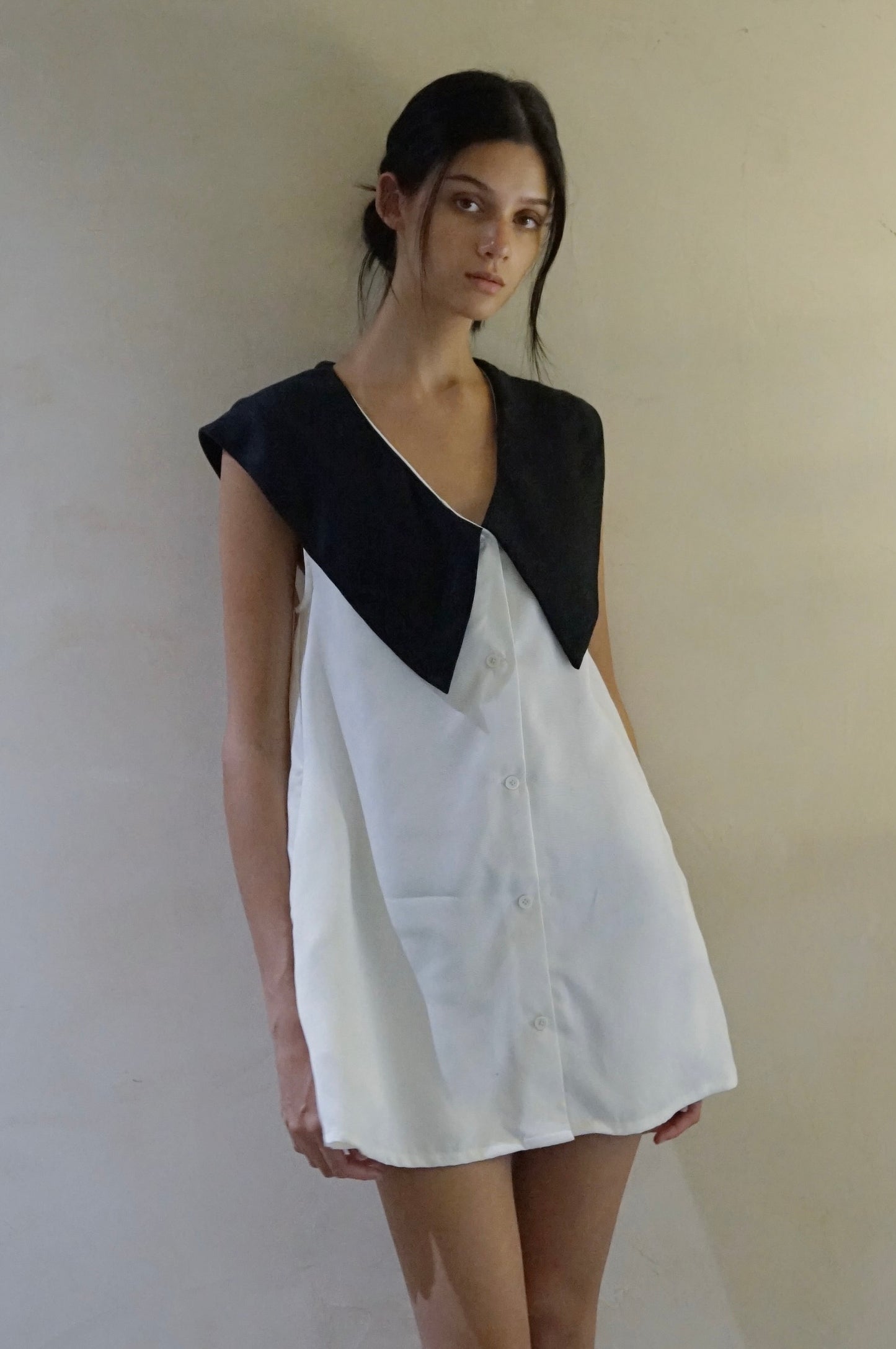 Sailor Mini Dress Contrast