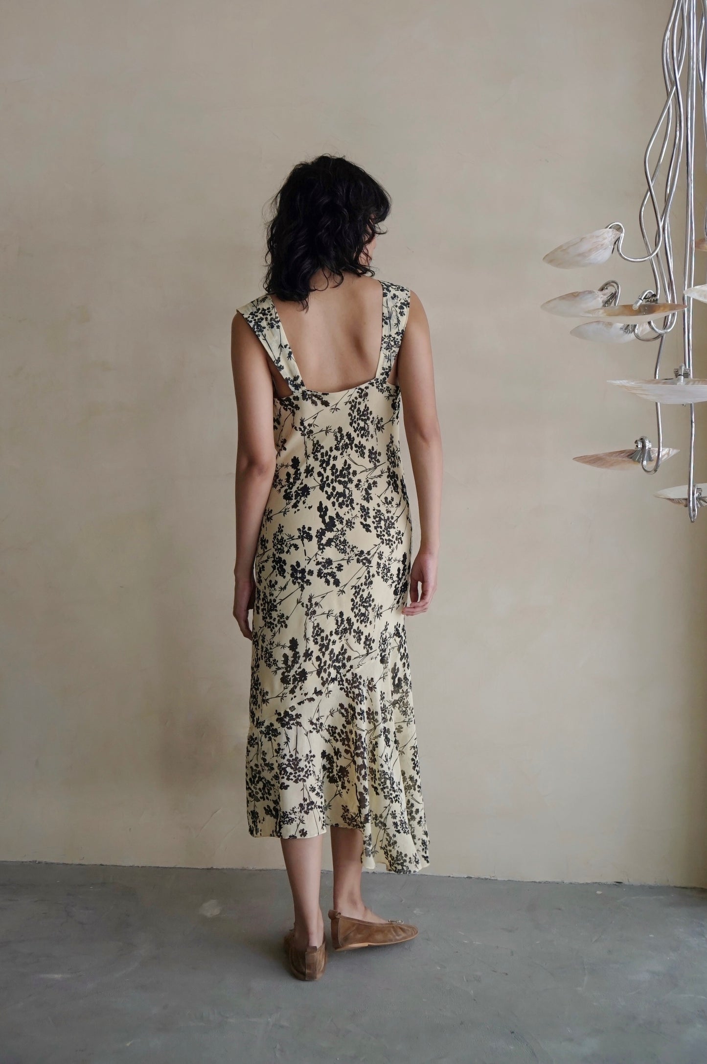 Nivela Slip Dress Wild Fennel