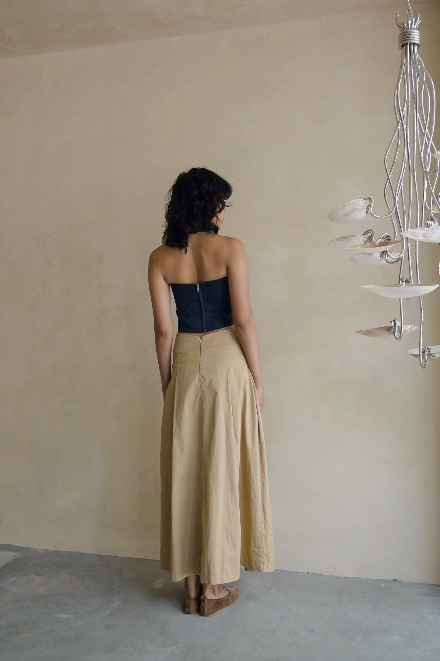 Halter Tube Top Navy