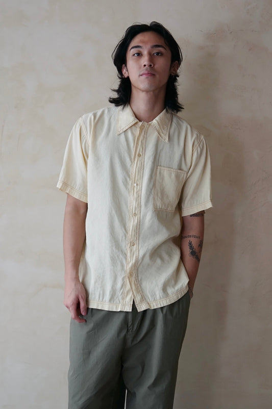 Contrast Stitch Shirt Butter