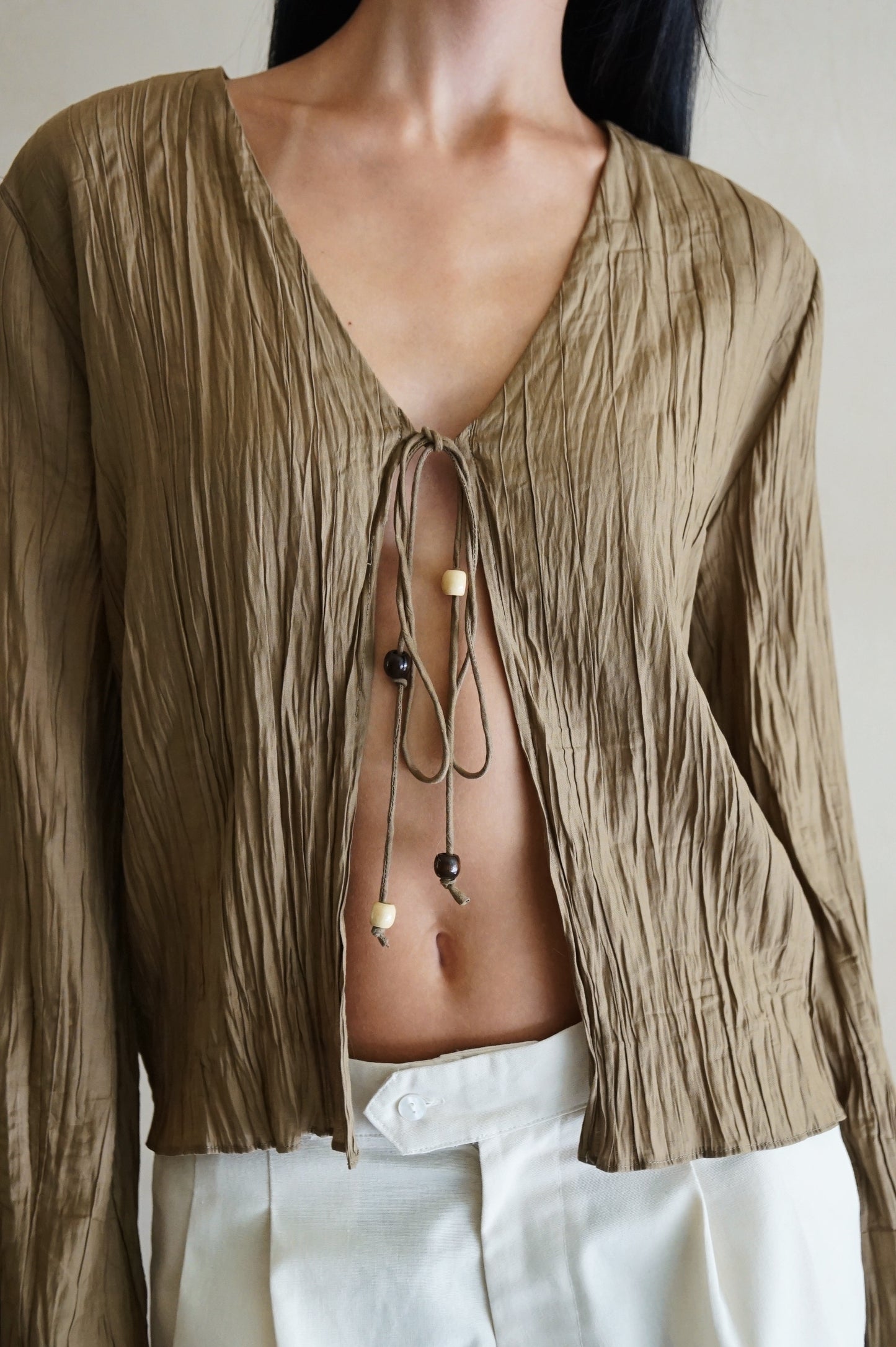 Ondine Tie Top Kelp