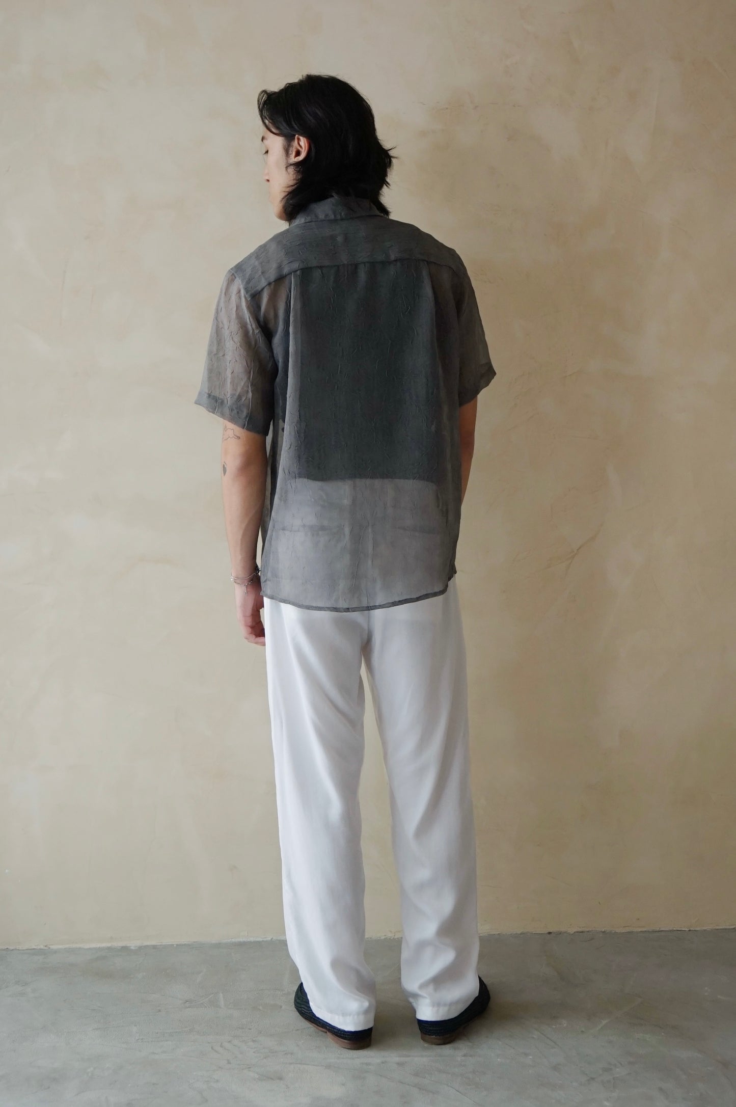 Remi Unisex Pants Porcelain Tencel