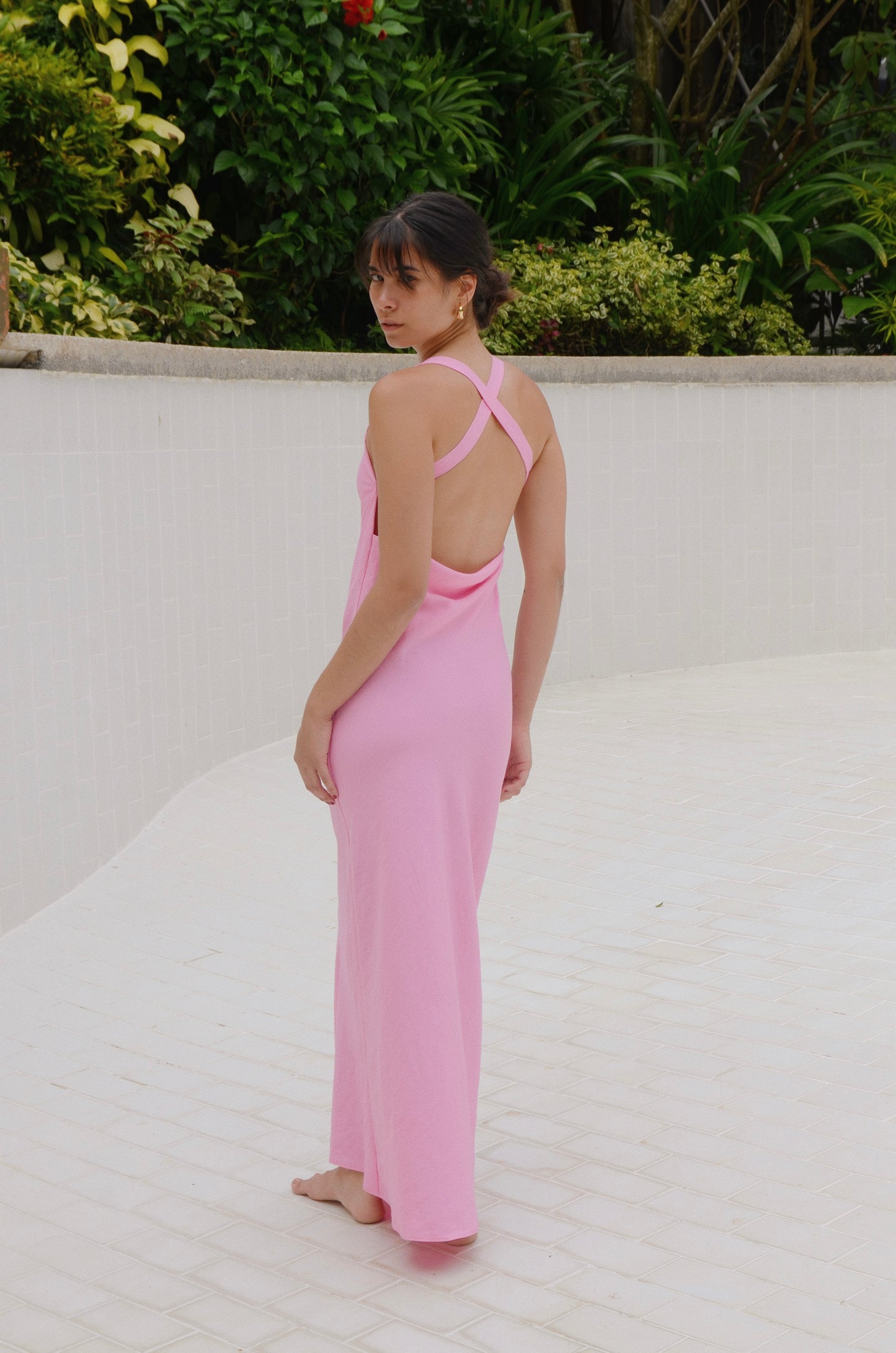 Sinaya Gown Flamingo