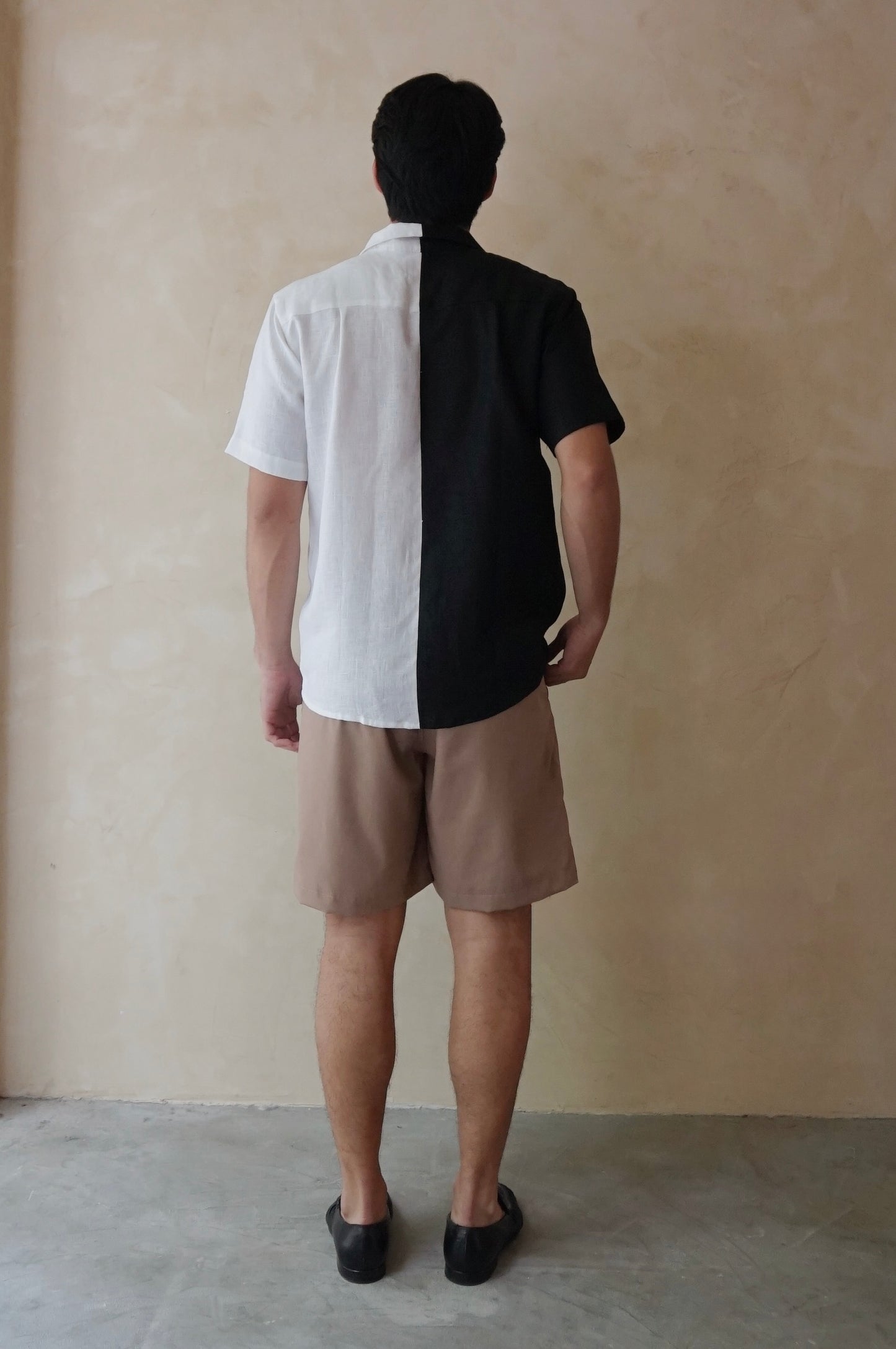 Men's Split Camp Collar Shirt