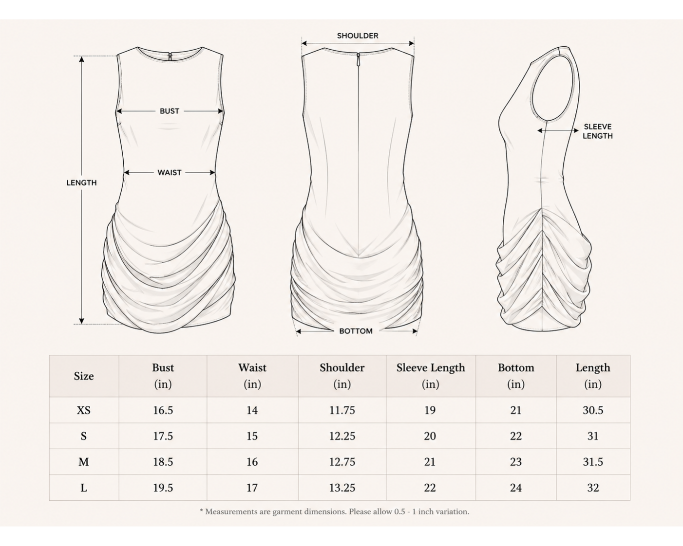 Cascade Mini Dress White