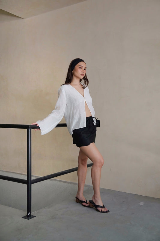 Cable Skirt Mini Black