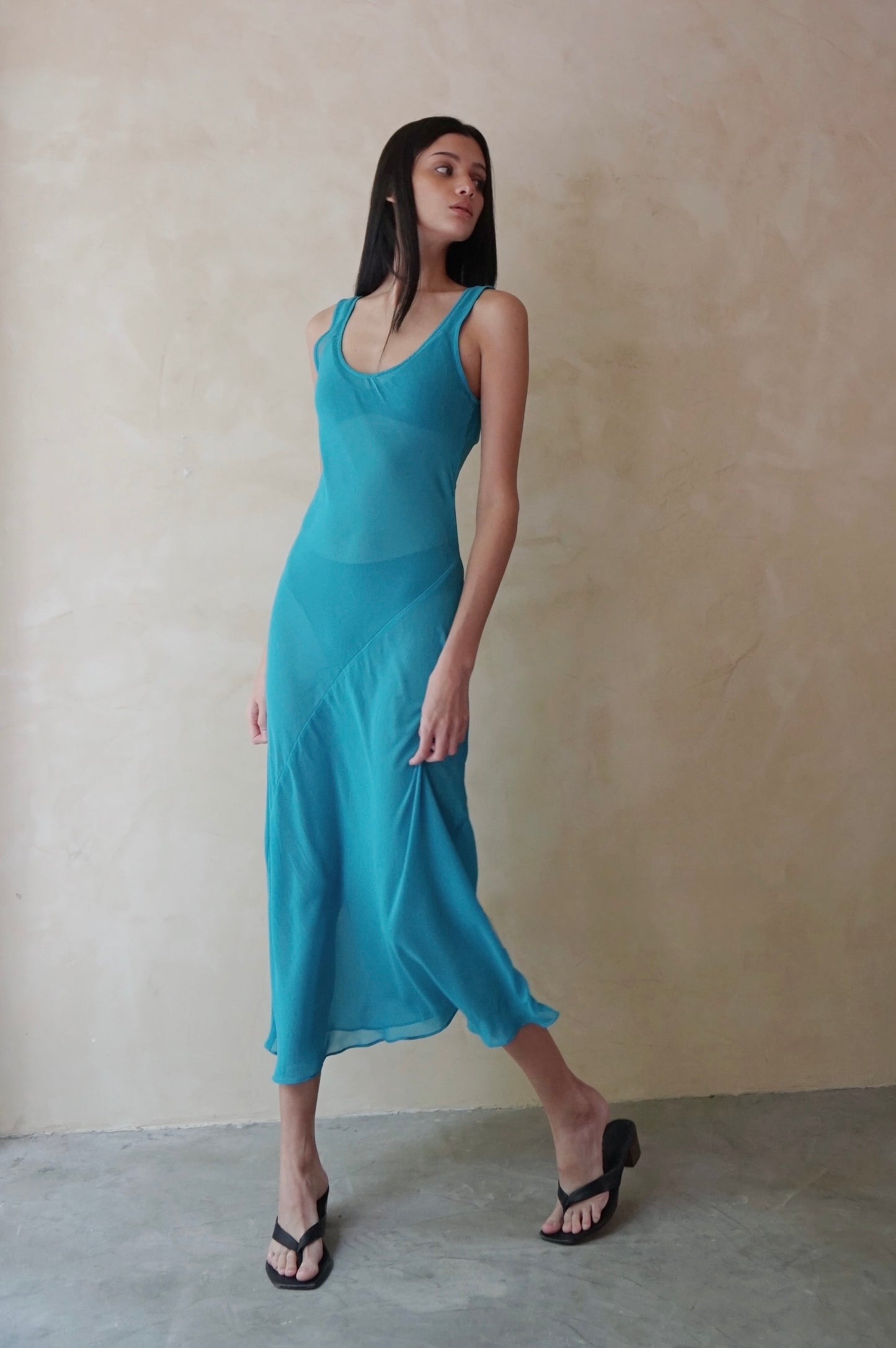 Lune Veil Maxi Dress Capri