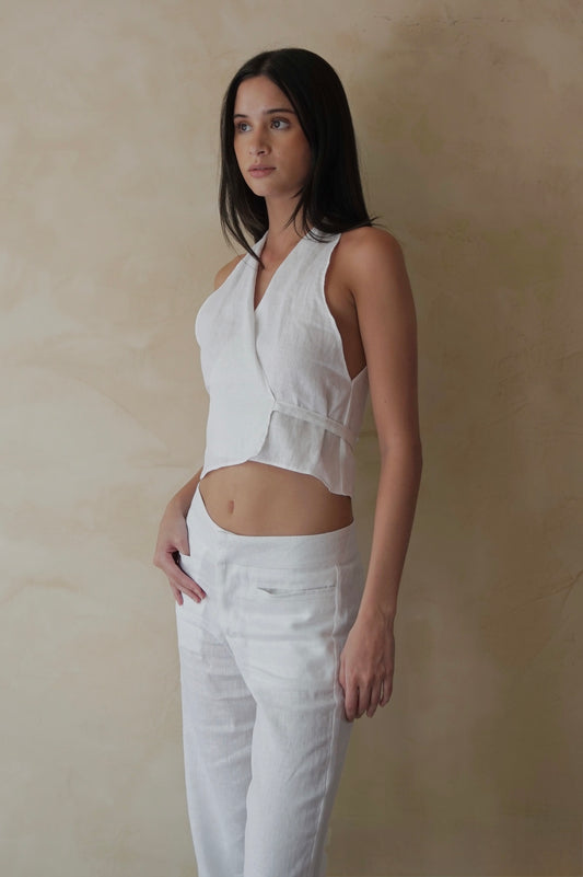 Wrap Top Pure White