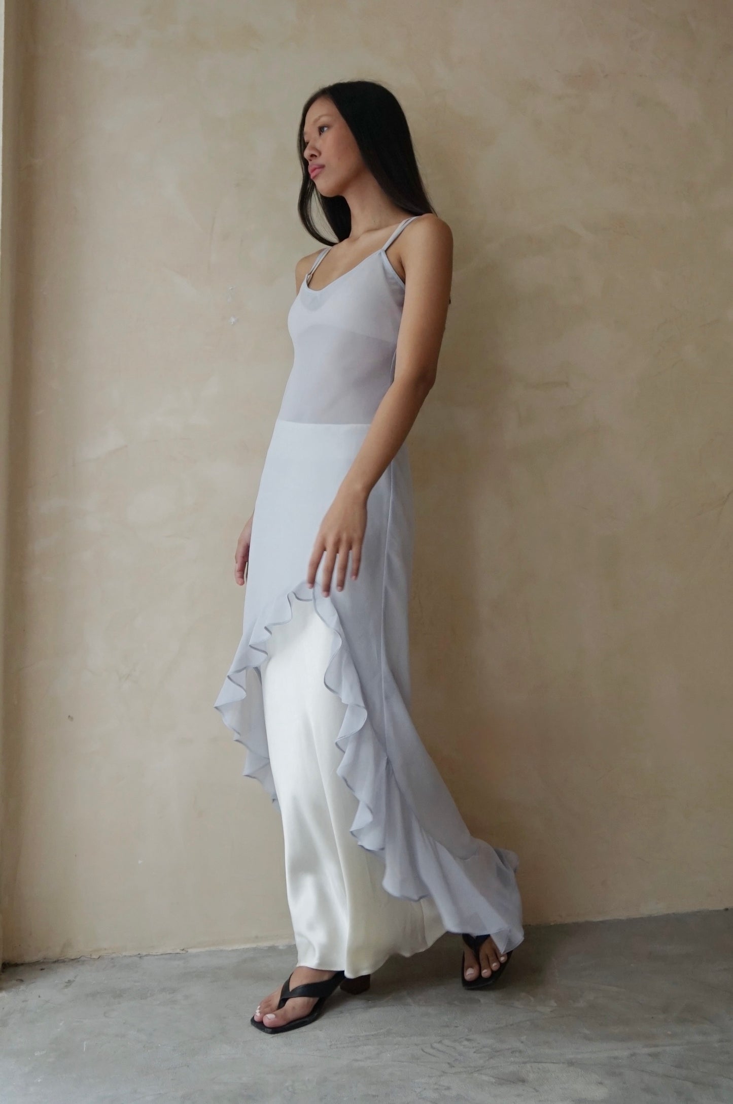 Murina Sheer Slip Dress Yelo