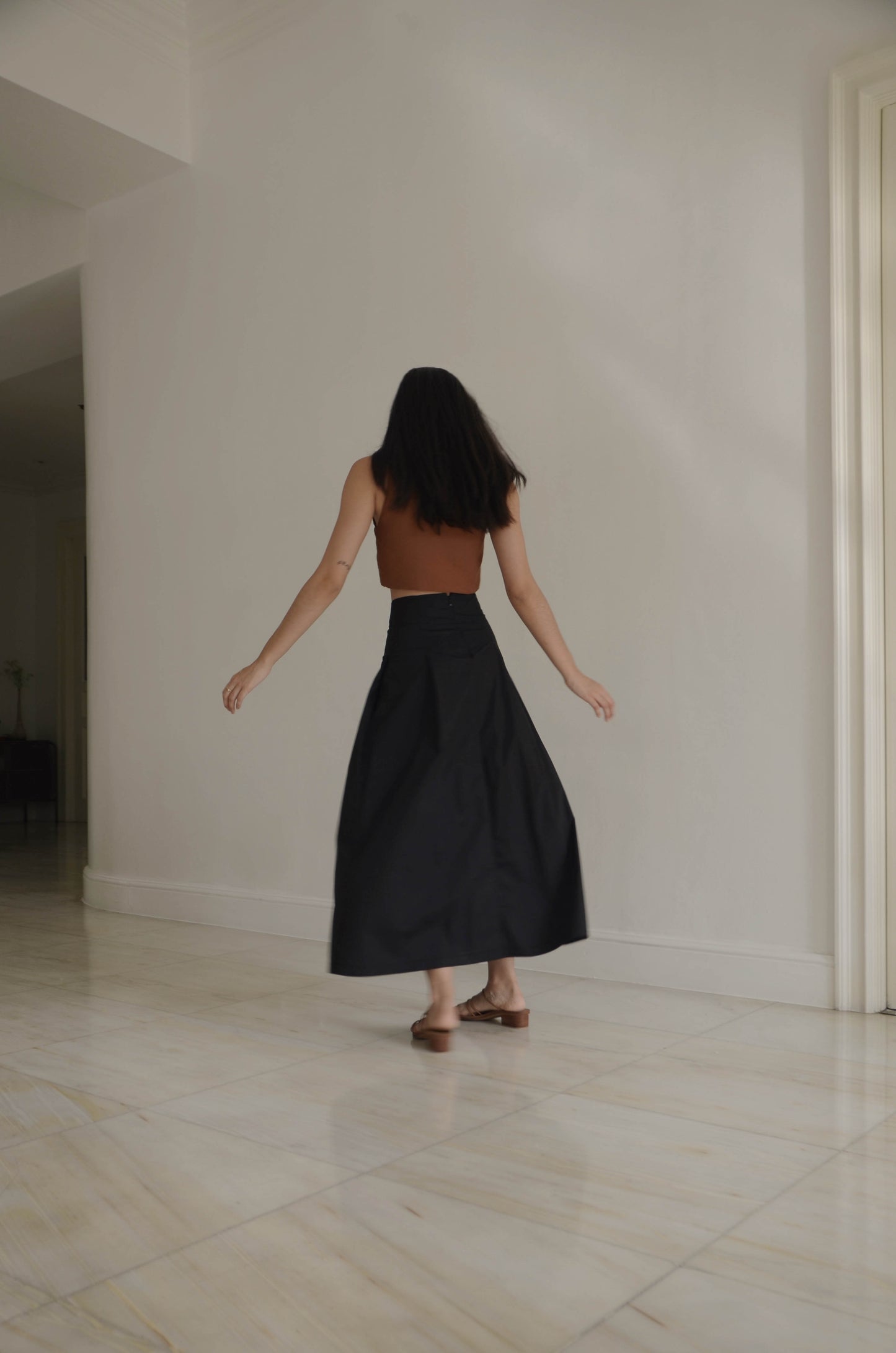 Billow Skirt Obsidian