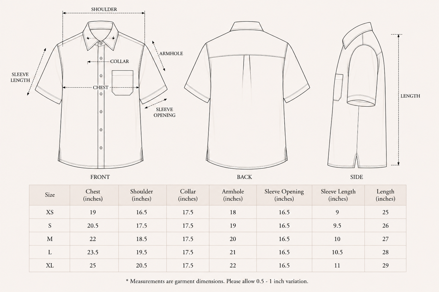 Contrast Stitch Shirt Charcoal