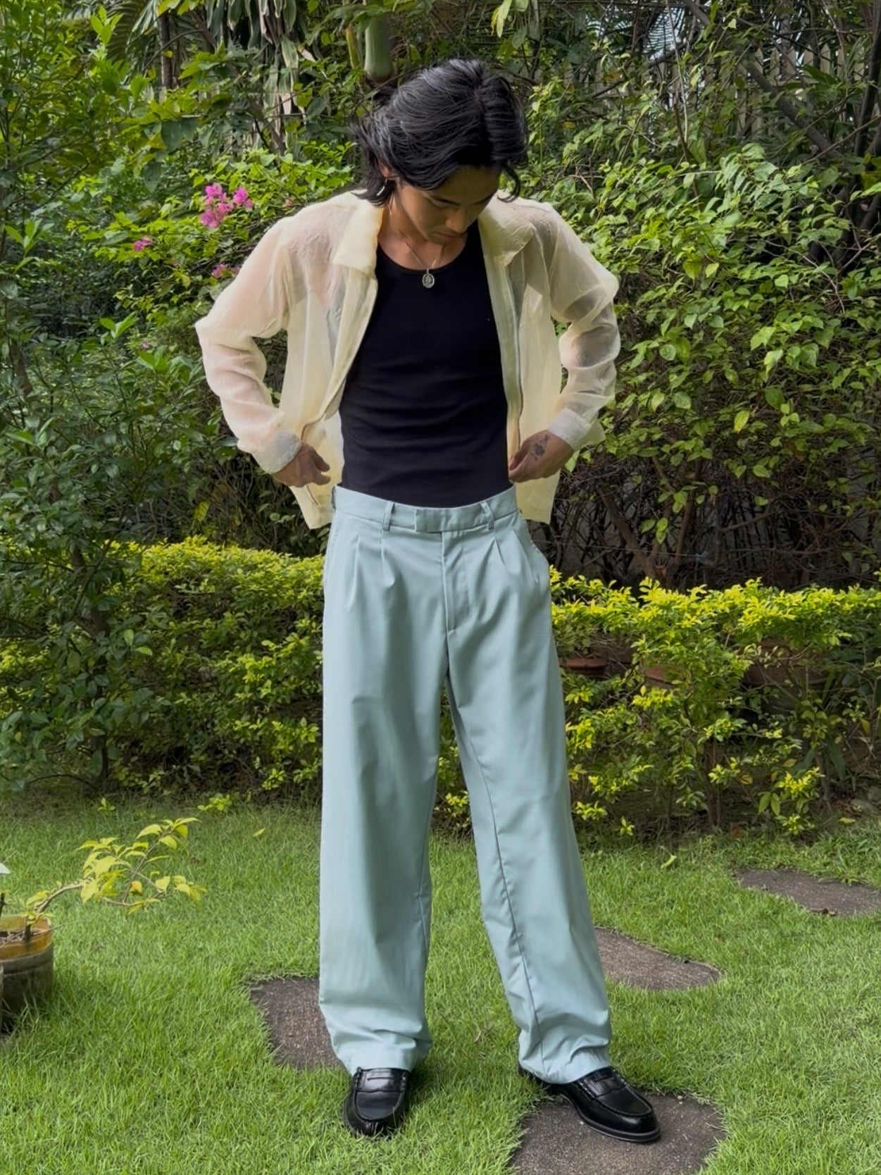 Remi Unisex Pants Celeste