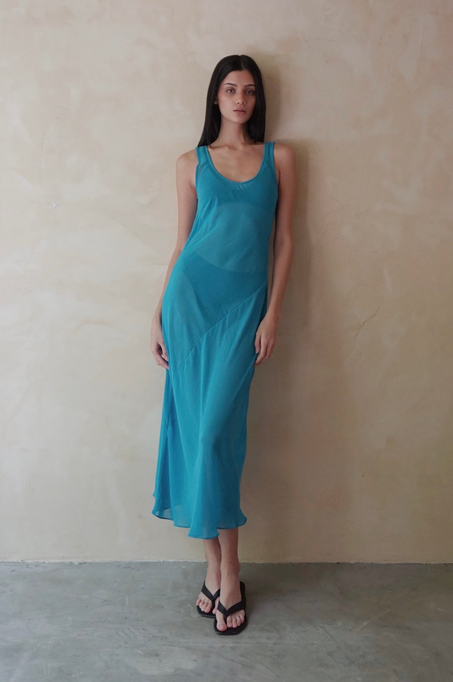Lune Veil Maxi Dress Capri