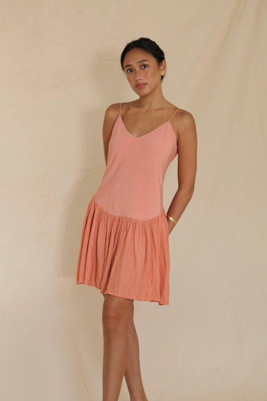 Pirouette Slip Dress Coral