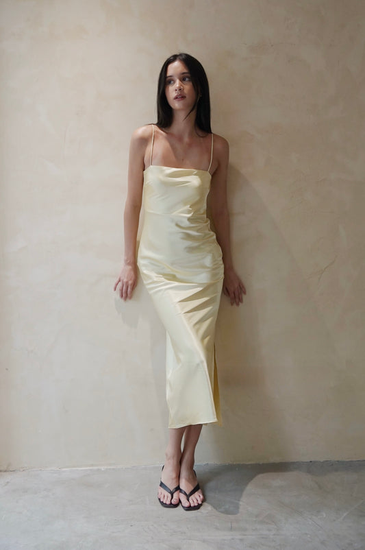 Flute Maxi Dress Butter