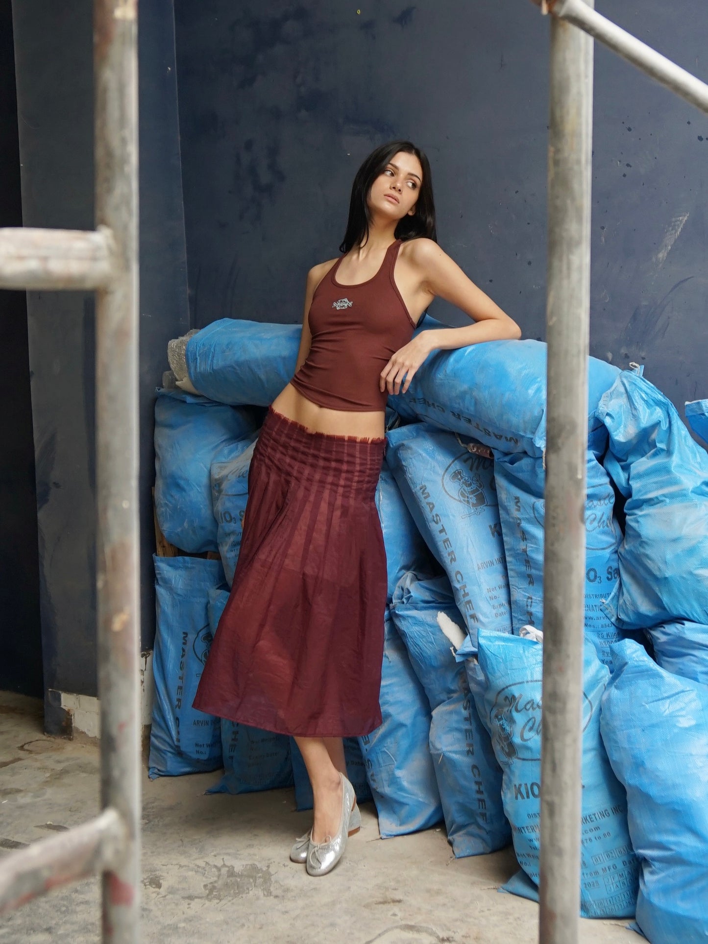Áraw Tank Top Brown