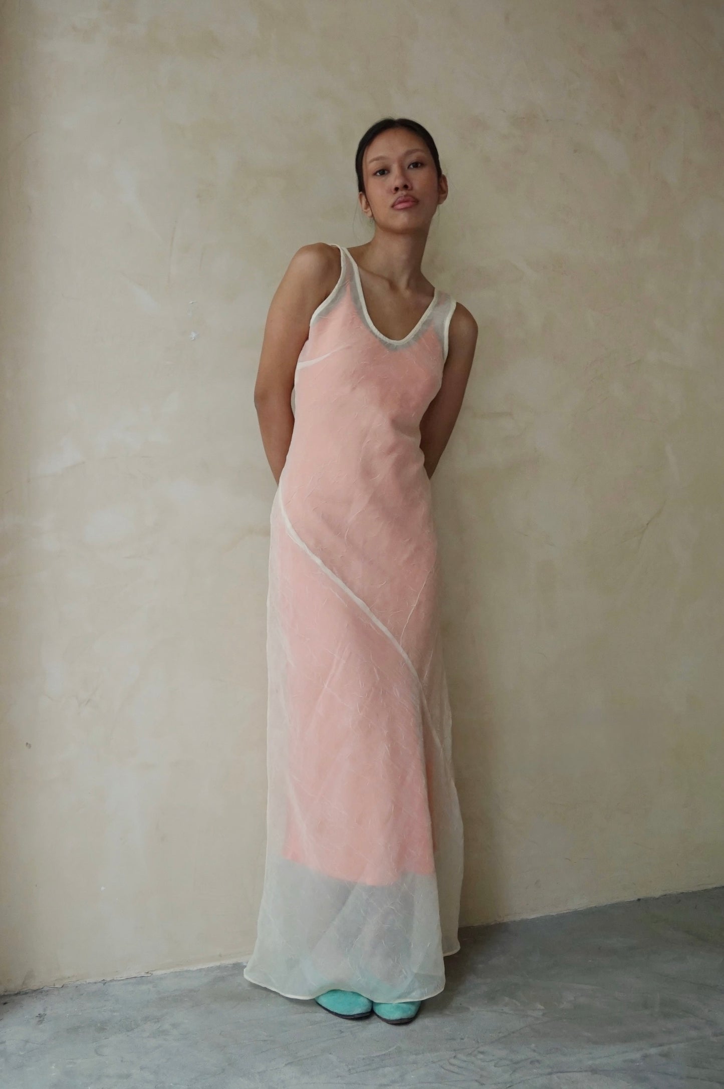 Lune Veil Maxi Dress Cornsilk (pre-order)