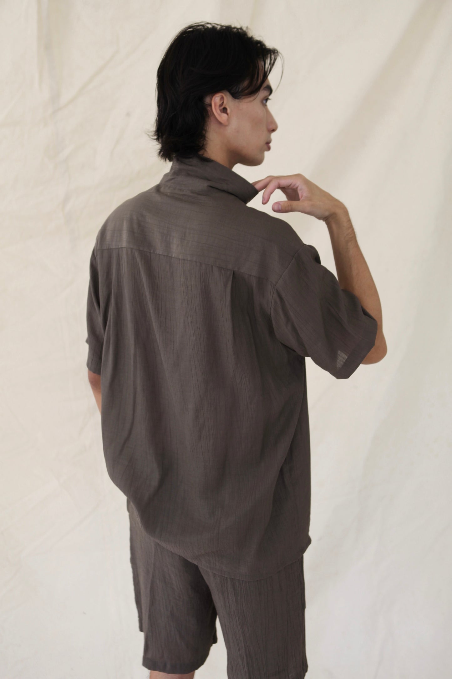 Strata Volley Shirt Charcoal