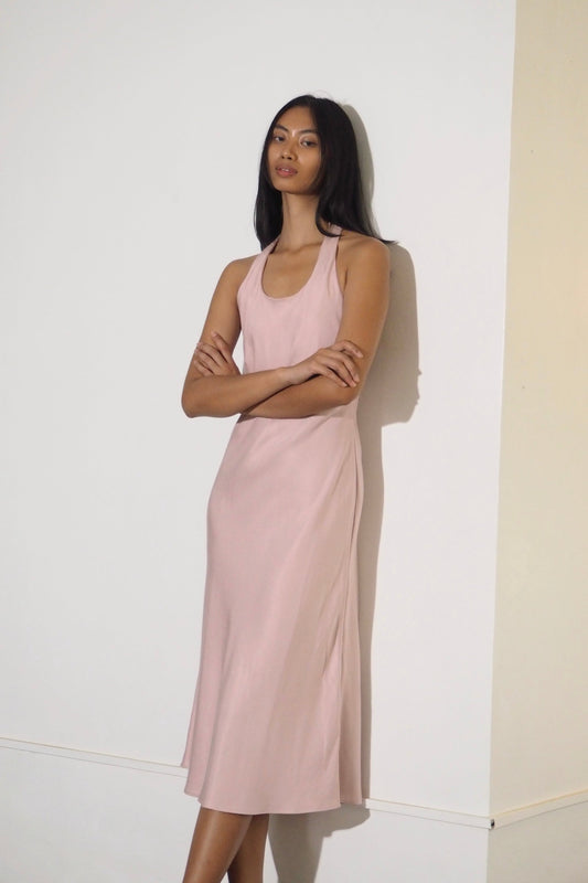 Melfi Midi Dress Blush