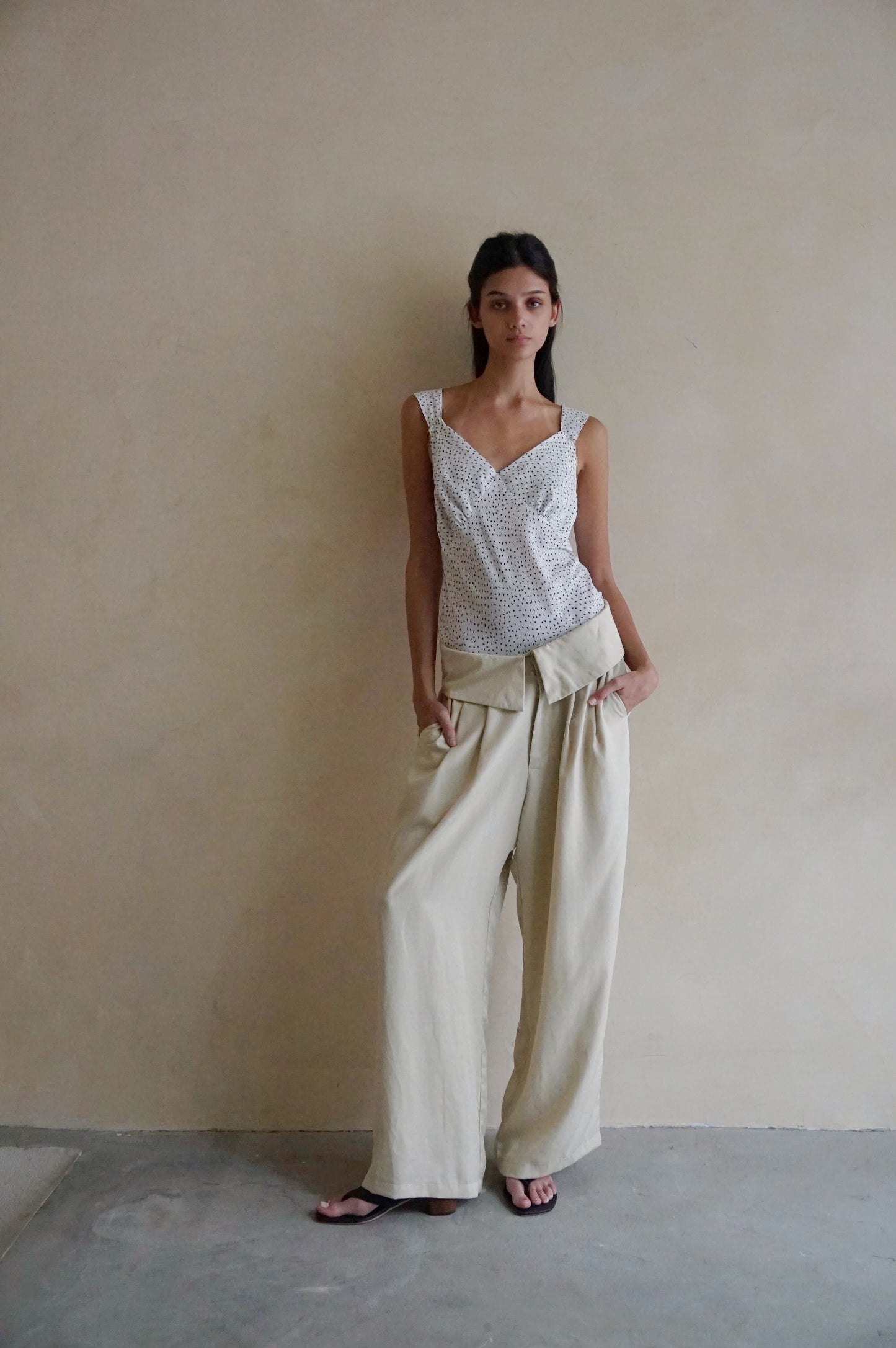 Foldover Pants