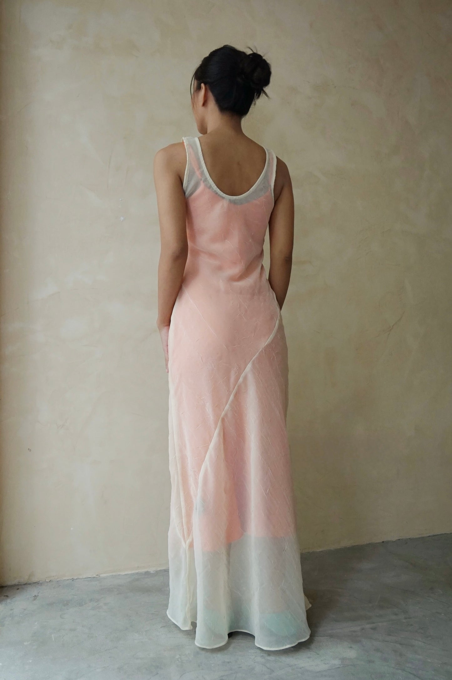 Lune Veil Maxi Dress Cornsilk (pre-order)