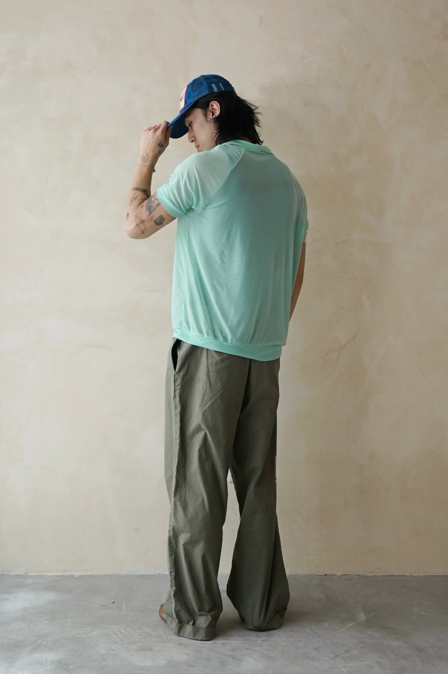 Mesh Polo Aquamarine