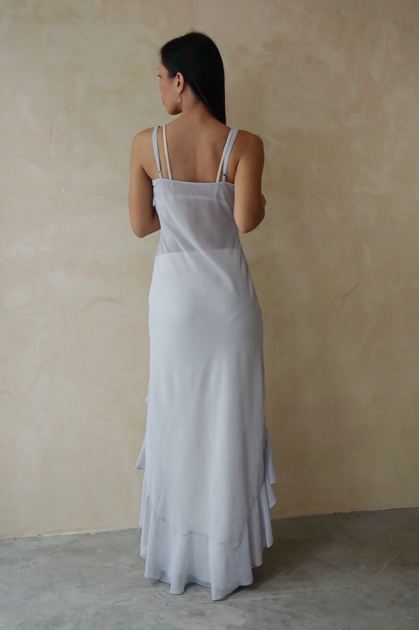 Murina Sheer Slip Dress Yelo