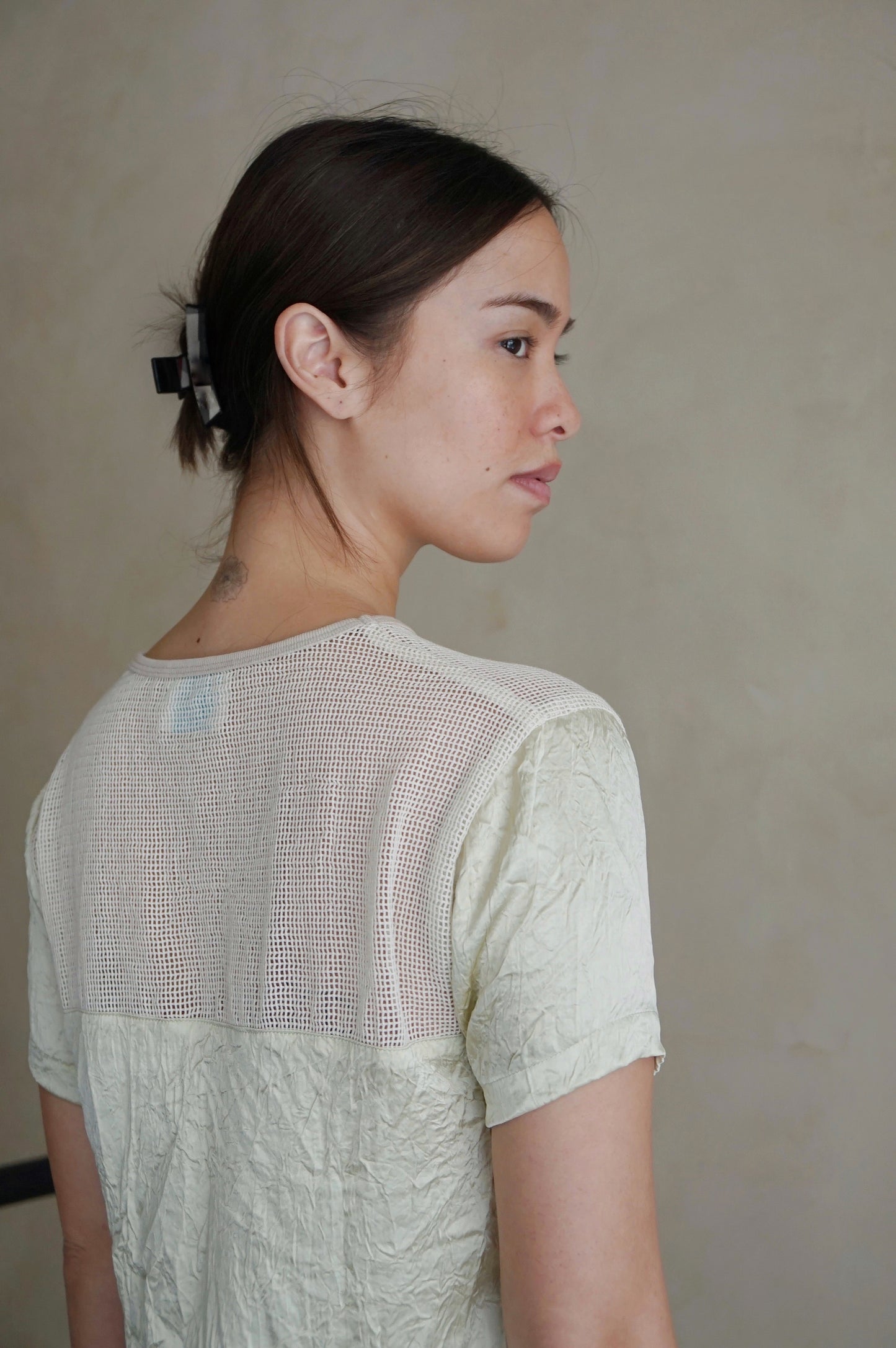 Angling Women's Cropped T-Shirt Celadon