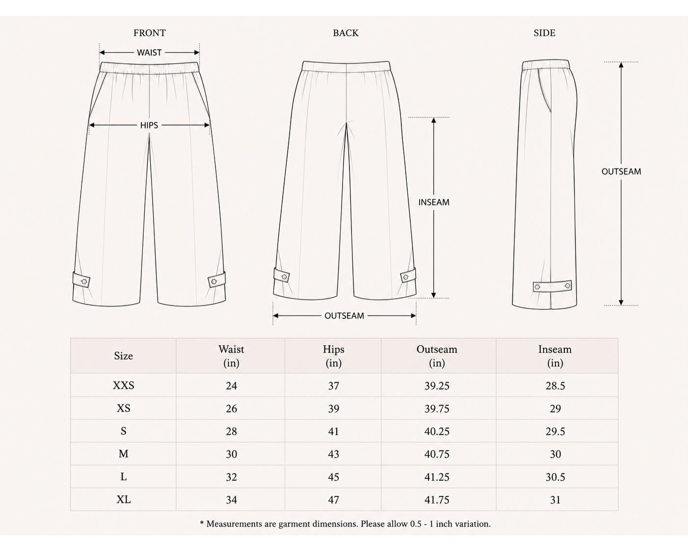Luz Pants Obsidian