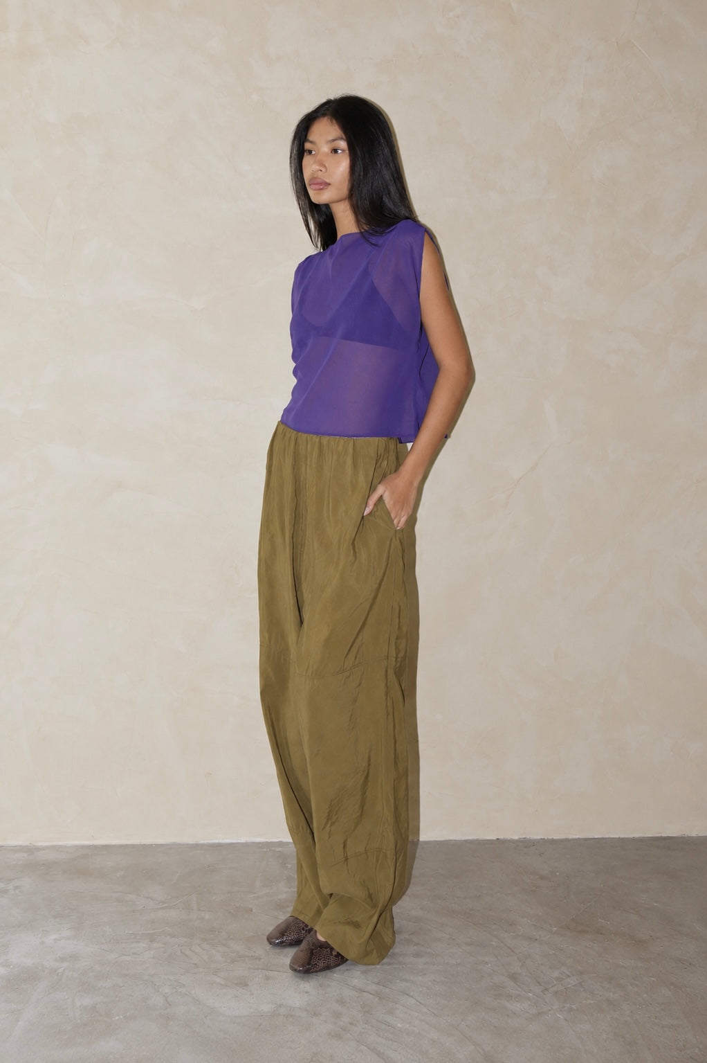 Sheer Bateau Top Iris