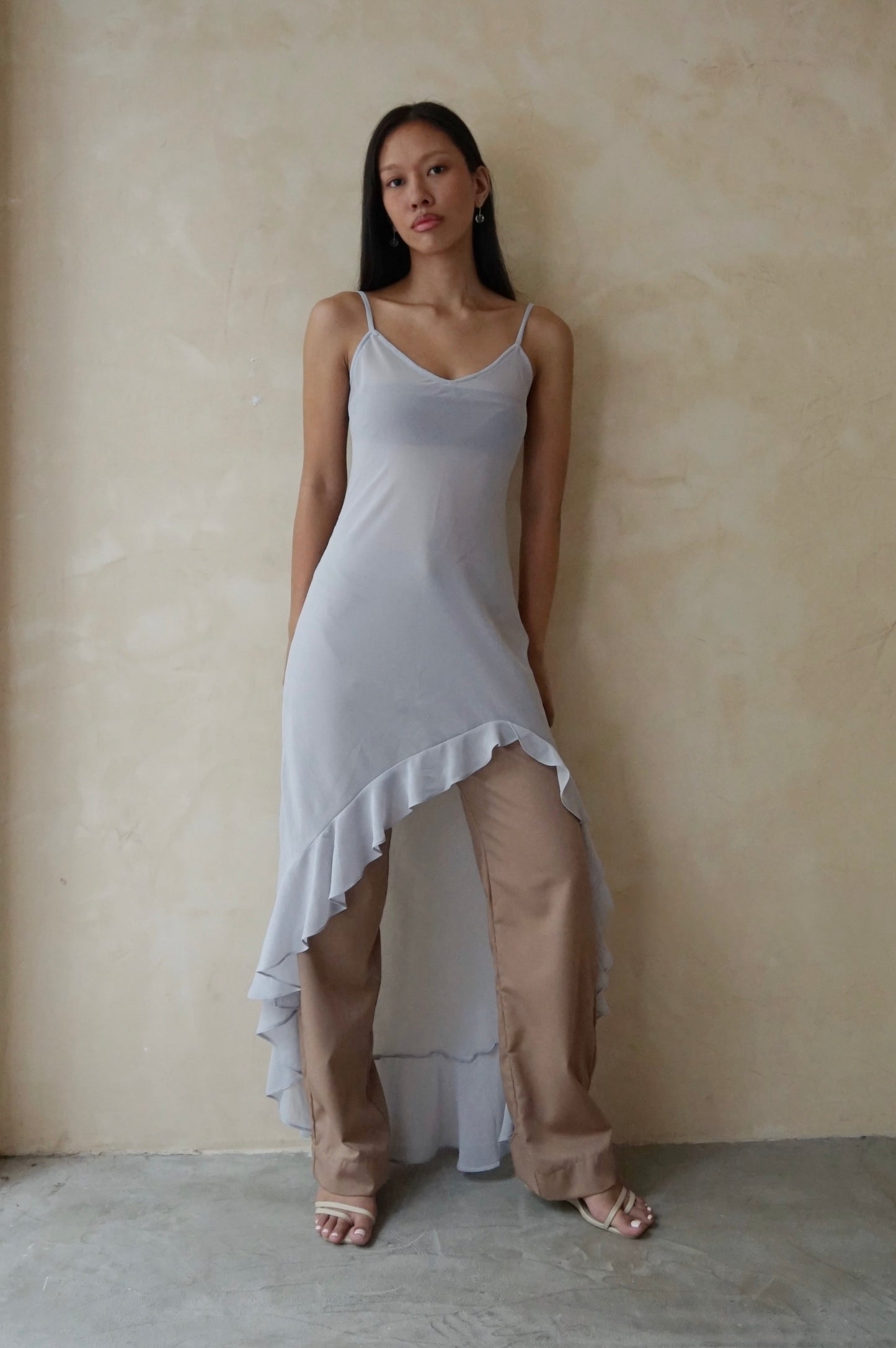 Murina Sheer Slip Dress Yelo