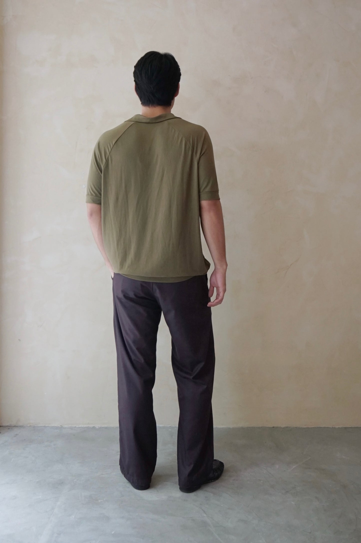 Raglan Polo Olive (pre-order)