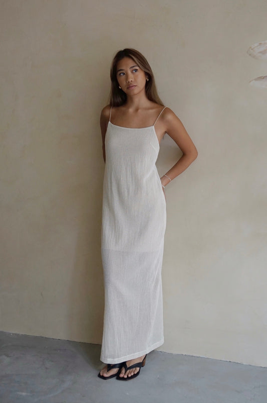 Net Presko Maxi Dress Natural