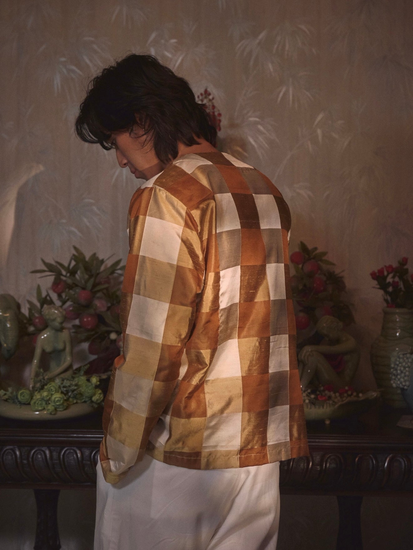 Long Sleeve Silk Corsano Shirt Myrrh